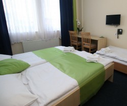 Pokoj triple v City Hotelu Brno